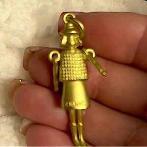 Chanel Doll Pendant Gold tone! Insanely rare!!!
